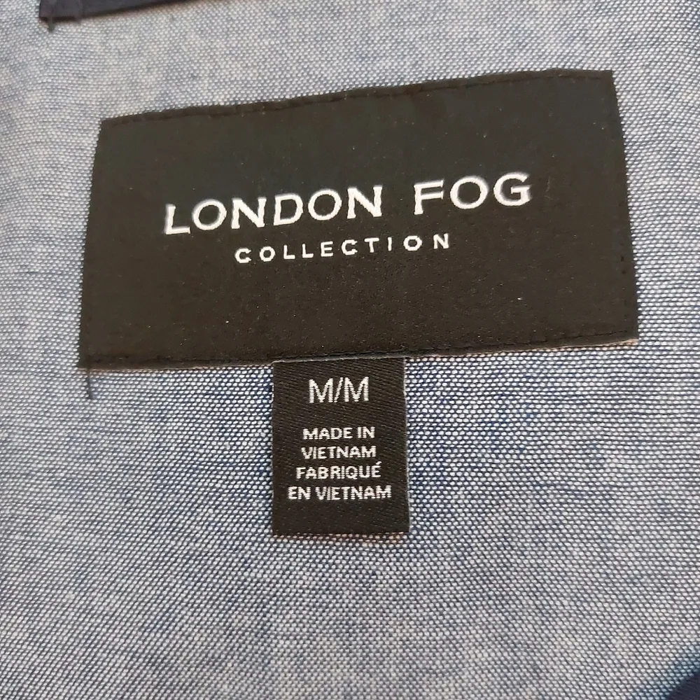 London fog trench coat with hood size M - Picture 6 of 8